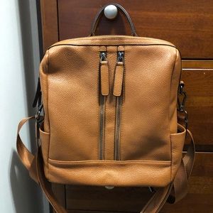 Genuine Leather Backpack/Shoulder Bag